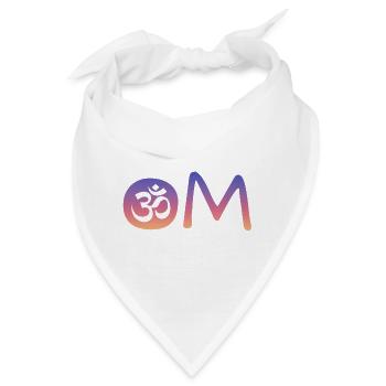 Om - Bandana - Weiß - Vorne