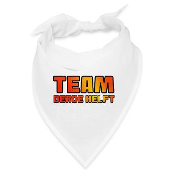 Team dritte Halbzeit. Für echte Fußballfans * - Bandana - Weiß - Vorne