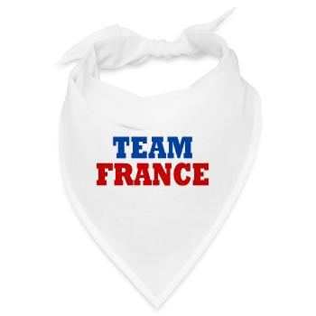 Team france - Bandana - Weiß - Vorne