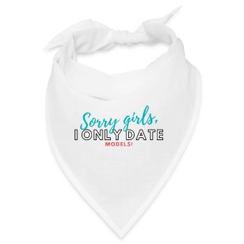 Sorry Girls, Models – Farbexplosion - Bandana - Weiß - Vorne