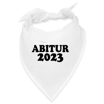 Abitur 2023 - Bandana - Weiß - Vorne