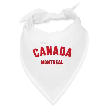 MONTREAL, Canada Kanada - Bandana - Weiß - Vorne