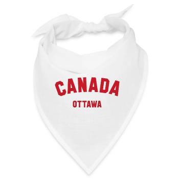 OTTAWA, Canada Kanada - Bandana - Weiß - Vorne