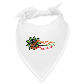Puff-Puff-Pass !!! - Bandana - Weiß - Vorne