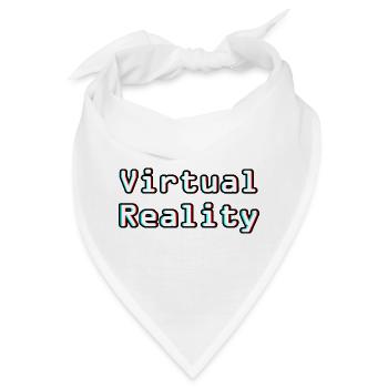 Virtual Reality Unleashed - Digitale Kunst - Bandana - Weiß - Vorne