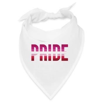 Pride Month LGBT - Lesbian Pride - Bandana - Weiß - Vorne