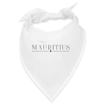 Ich liebe Mauritius - Bandana - Weiß - Vorne