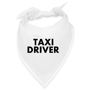 Taxi driver Taxifahrer - Bandana - Weiß - Vorne