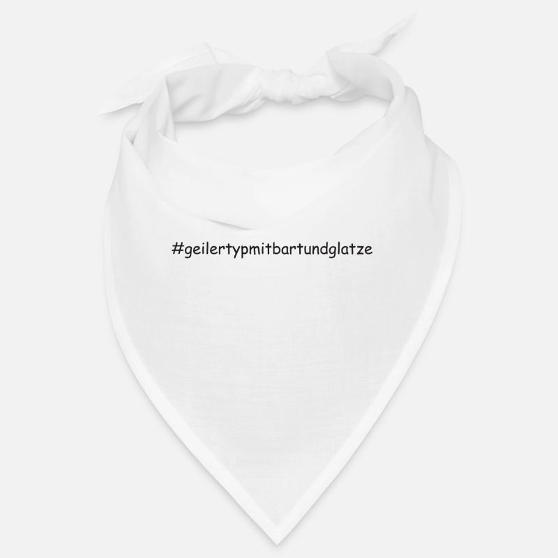 Geiler Typ Mit Bart & Glatze Glatzkopf Bartträger Bandana