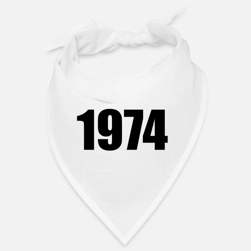 1974 Birthday Template Personalize Design Bandana