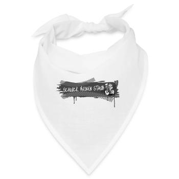 Schluck Meinen Staub Biker Grunge - Bandana - Weiß - Vorne