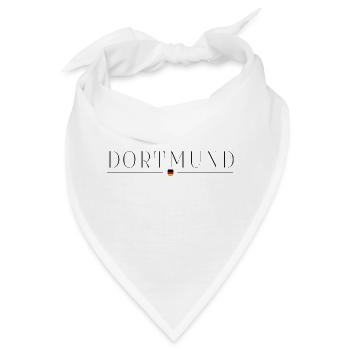 Dortmund Deutschland Eleganz Stil Design T-Shirt - Bandana - Weiß - Vorne