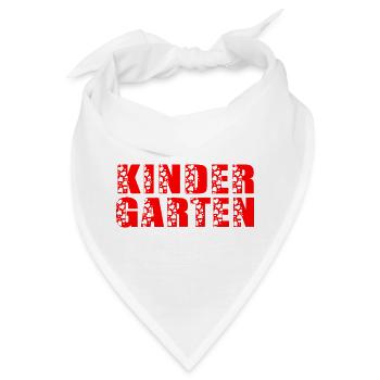 KINDERGARTEN HERZEN - Bandana - Weiß - Vorne
