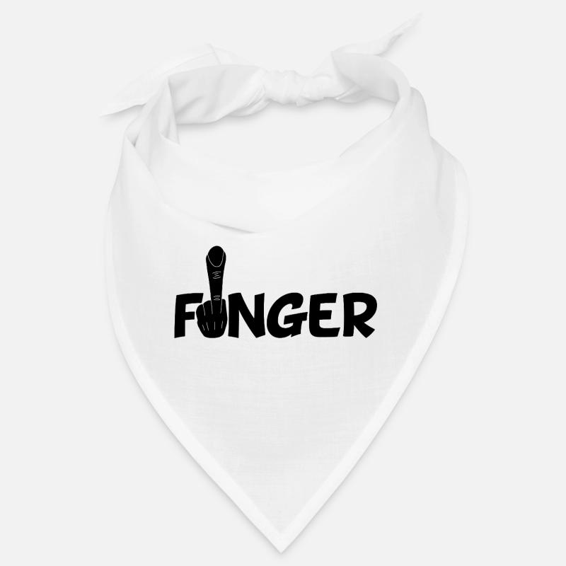 Le doigt (noir) Bandana