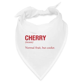 CHERRY Kirsche - Bandana - Weiß - Vorne