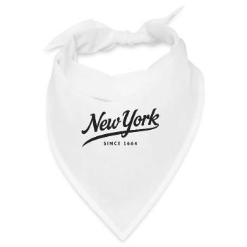 New York Big Apple Since 1664 - Bandana - Weiß - Vorne