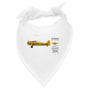 T-6 Texan - Bandana - Weiß - Vorne