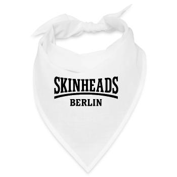 Skinheads - Berlin - Bandana - Weiß - Vorne