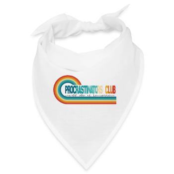 Prokrastinierer-Club, wir machen es morgen - Bandana - Weiß - Vorne