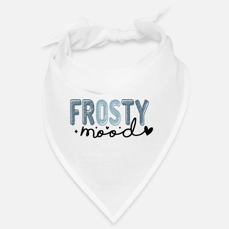 Frostiger Text im eisigen Stil Bandana
