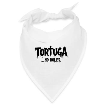 Tortuga – Keine Regeln - Bandana - Weiß - Vorne