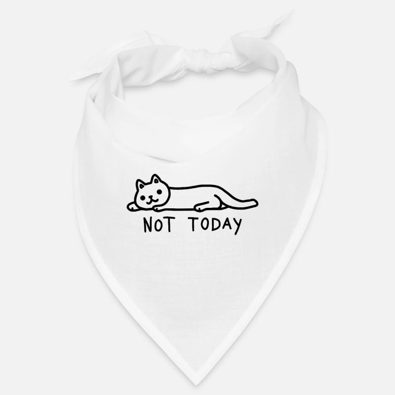 Cat Not Today I don't feel like it Bandana
