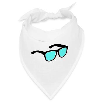 Brille Sonnenbrille - Bandana - Weiß - Vorne