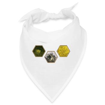 Siedler von Catan Hexagon Design - Bandana - Weiß - Vorne
