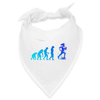 Direkte Running Aussage - Bandana - Weiß - Vorne