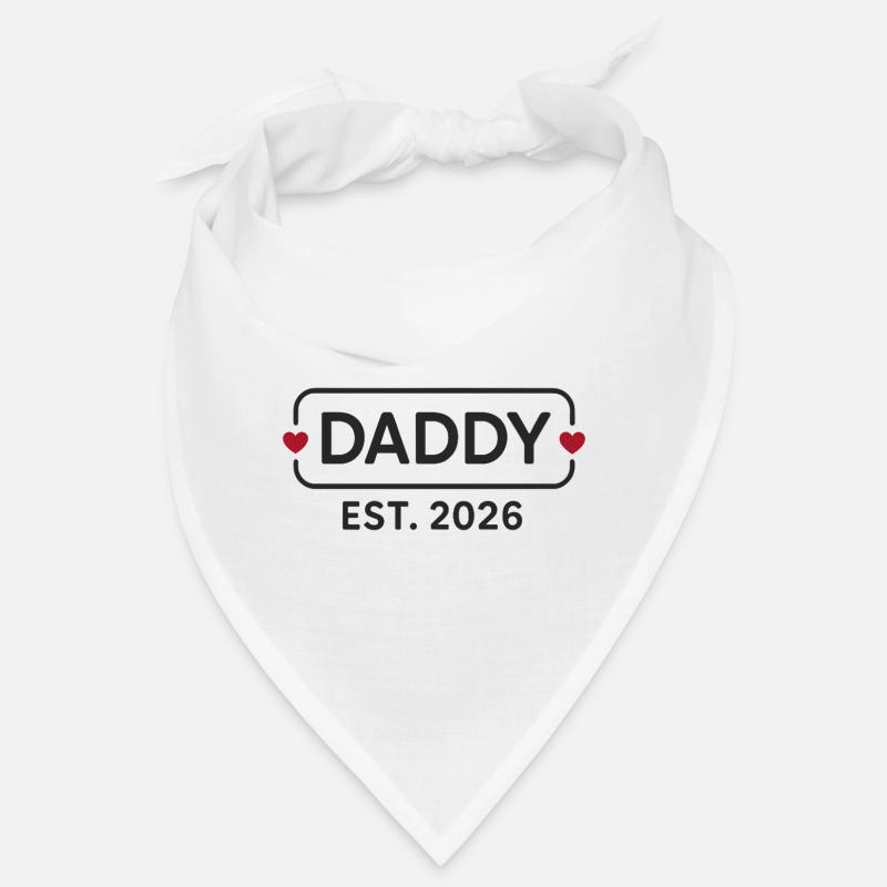 DADDY 2026 Stolzer werdender Vater Bandana