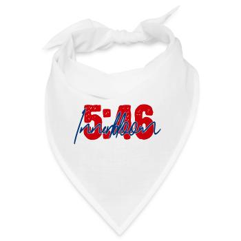 5:46 - Innerbloom Minimal Typography Desig - Bandana - Weiß - Vorne