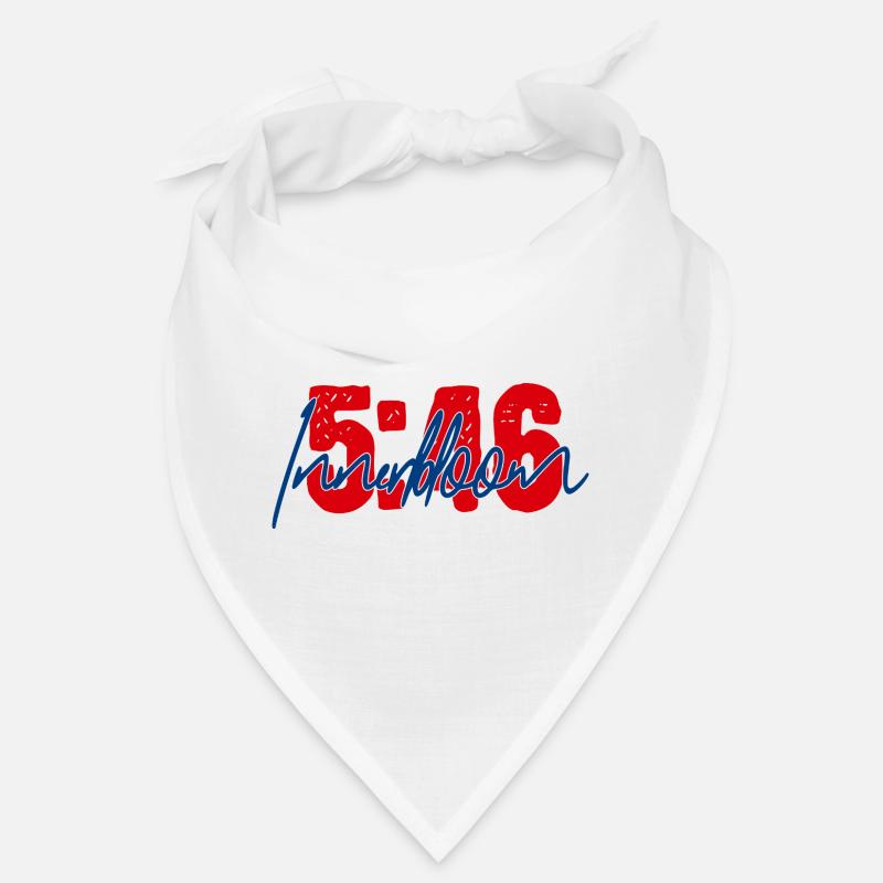 5:46 - Innerbloom Minimal Typography Desig - Bandana - white