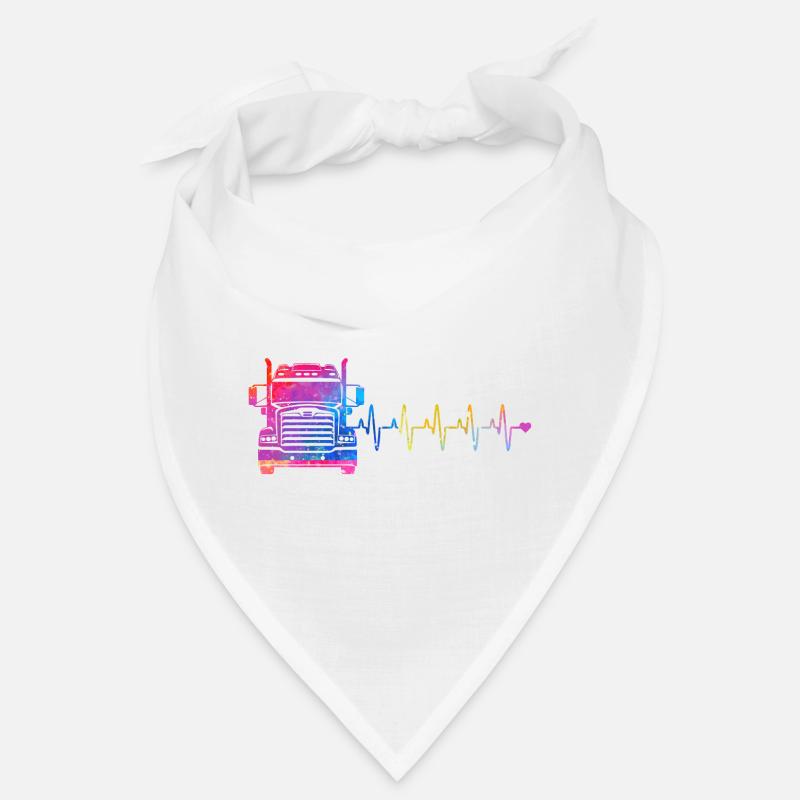 Herzschlag Lkw Bandana