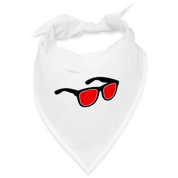 Sonnenbrille - Bandana - Weiß - Vorne