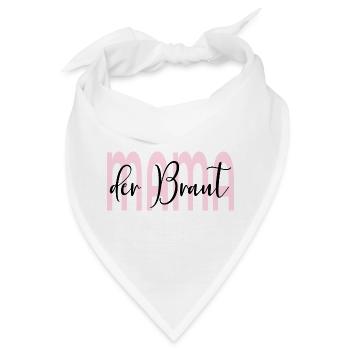 Hochzeit Mama der Braut - Bandana - Weiß - Vorne
