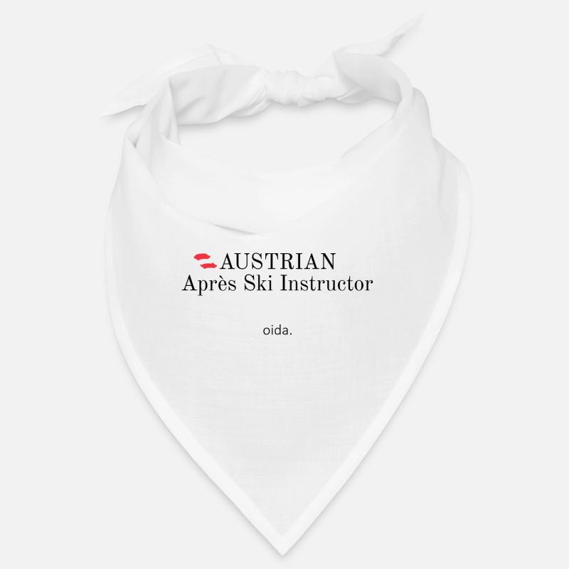Austrian Apres Ski Instructor - Bandana - Weiß
