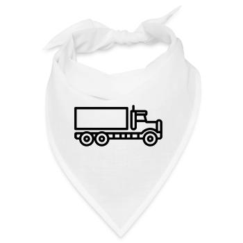 Lkw - Bandana - Weiß - Vorne
