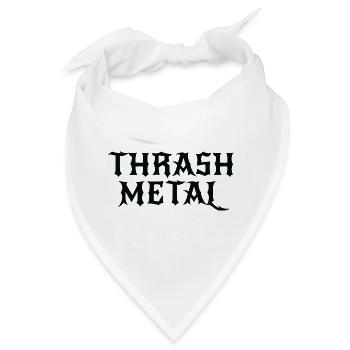 Thrash Metal Logo Tee - Bandana - Weiß - Vorne