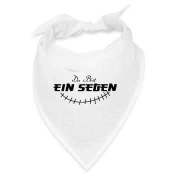 SEGEN – Spirituelles Statement Mode - Bandana - Weiß - Vorne