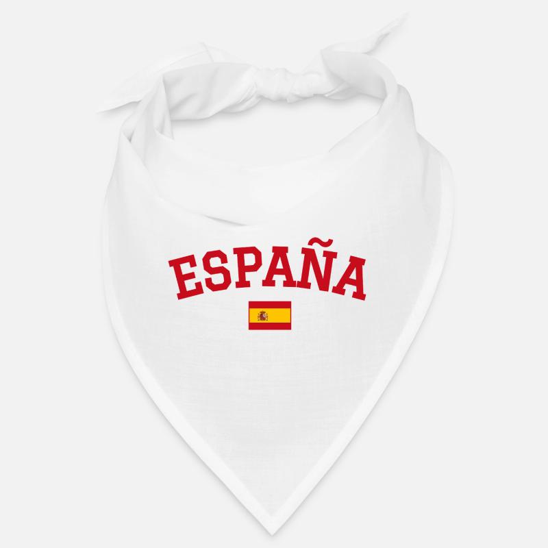 Spain Flag Design Red Bandana