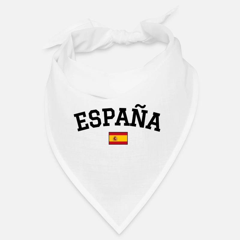 Drapeau espagnol Noir Bandana