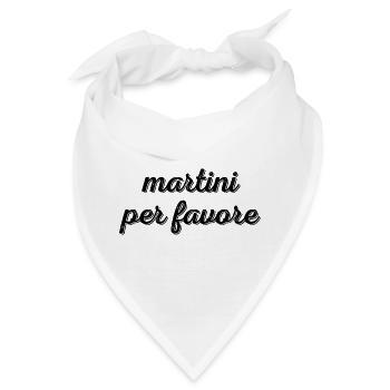 Martini per favore - Bandana - Weiß - Vorne