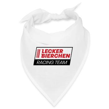 Lecker Bierchen Bier Spruch Stammtisch Geschenk - Bandana - Weiß - Vorne