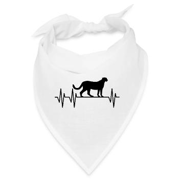 Gepard Heartbeat - Bandana - Weiß - Vorne