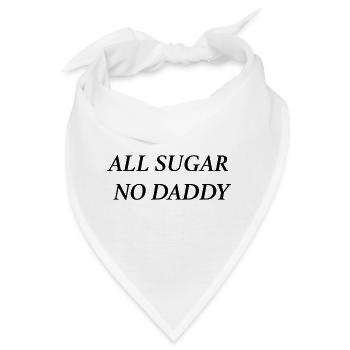 all sugar no daddy - Bandana - Weiß - Vorne