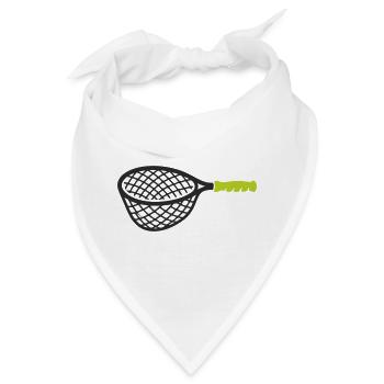 Angelkescher Netz Grafik - Bandana - Weiß - Vorne