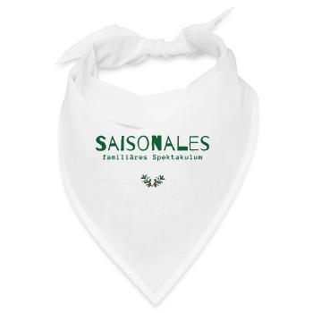 Saisonales Familiäres Spektakulum – Weihnachten - Bandana - Weiß - Vorne
