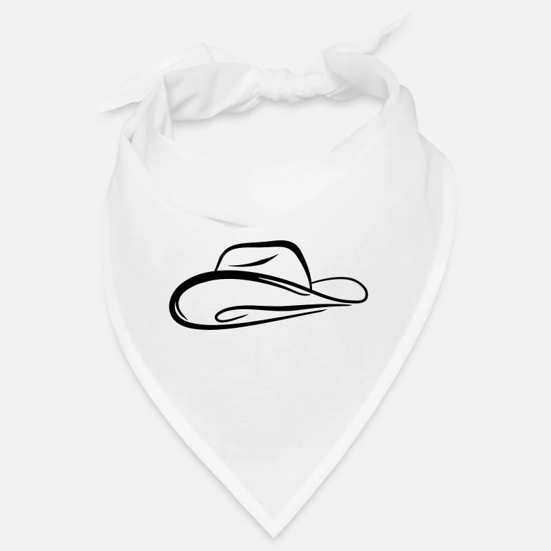 Skizze Cowboyhut Bandana