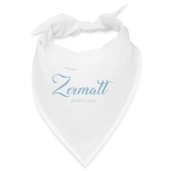 ZERMATT Schweiz Switzerland - Bandana - Weiß - Vorne
