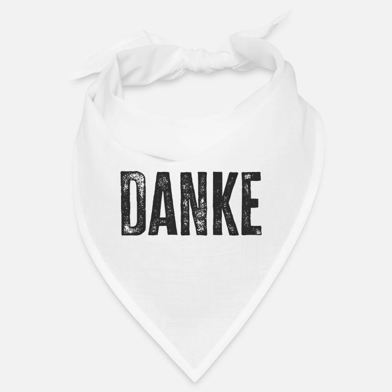 Danke Dankeschön Worte Geschenk Bandana